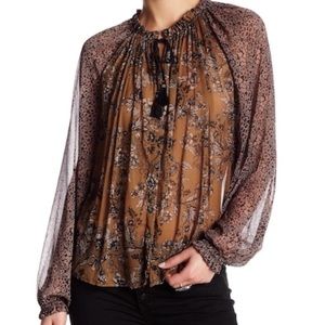 Free People Fringe Tie Top